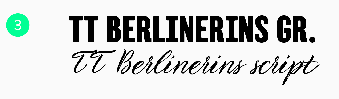 Typical fonts used in&nbsp;magazines of&nbsp;various themes
