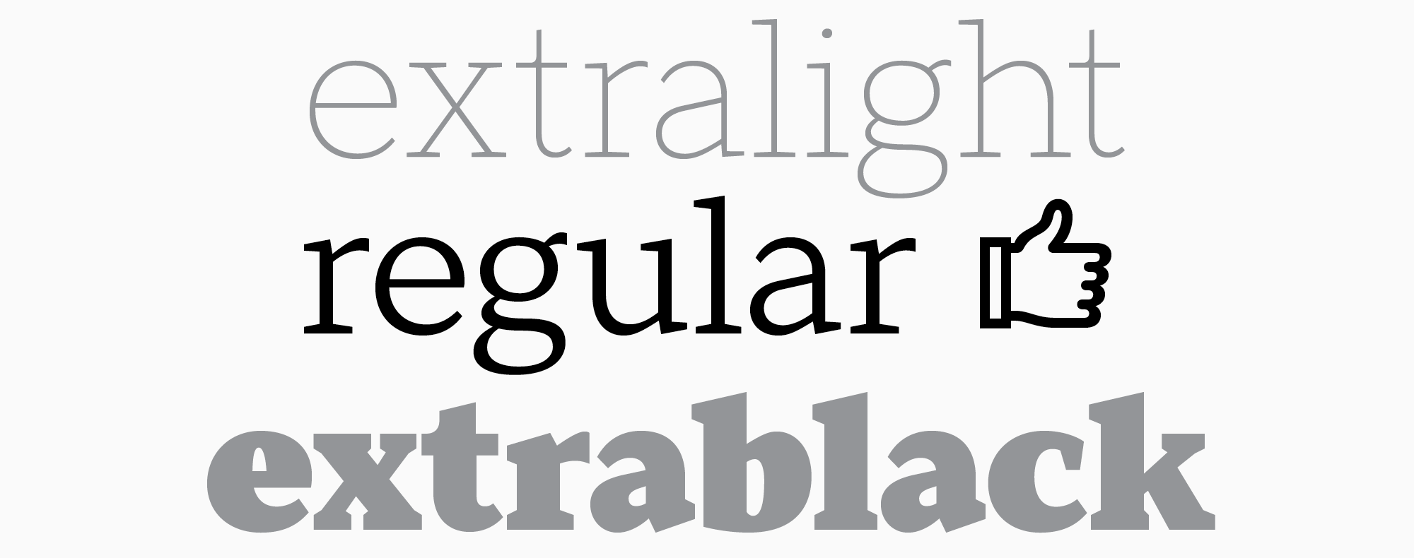 best option for typing is&nbsp;a&nbsp;Regular font style