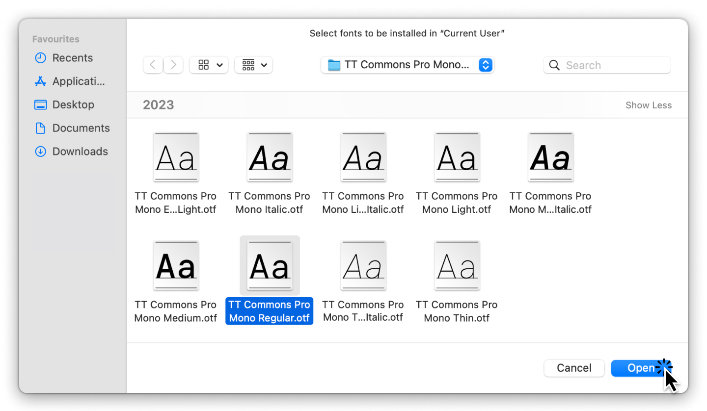 How to&nbsp;install a&nbsp;font on&nbsp;an&nbsp;iOS PC