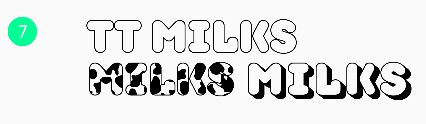 Versatile outline fonts from the TypeType collection