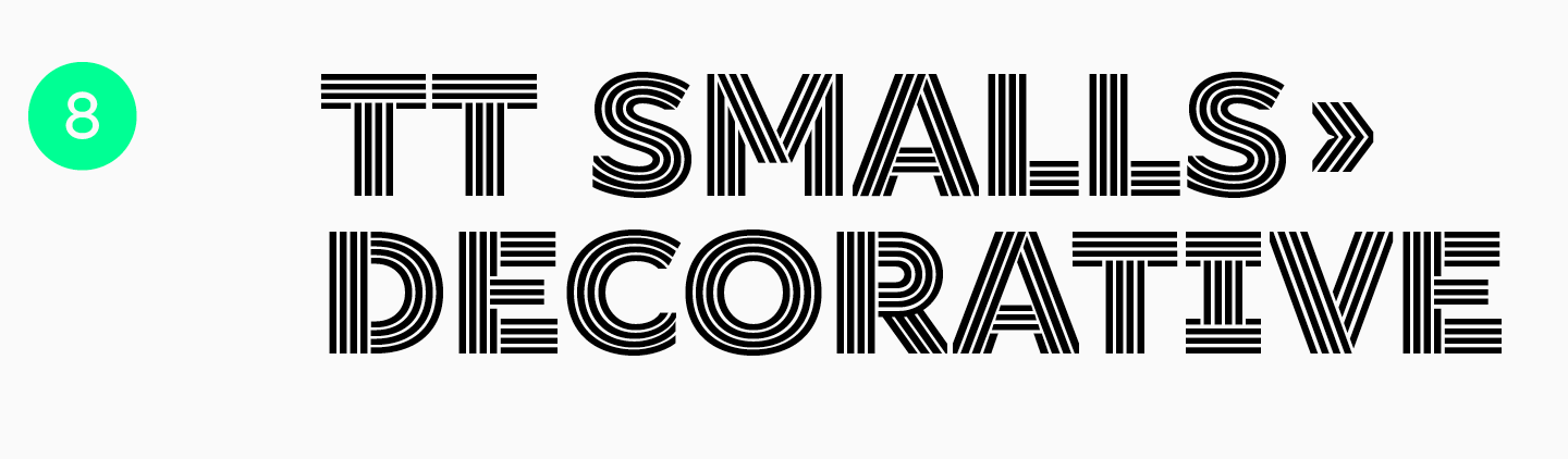 Versatile outline fonts from the TypeType collection