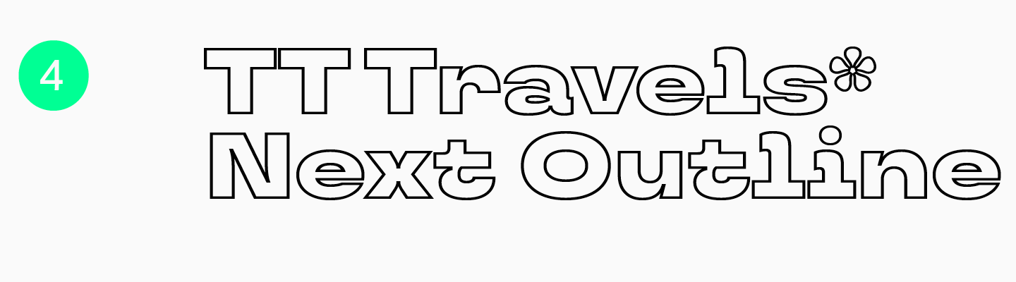 Versatile outline fonts from the TypeType collection