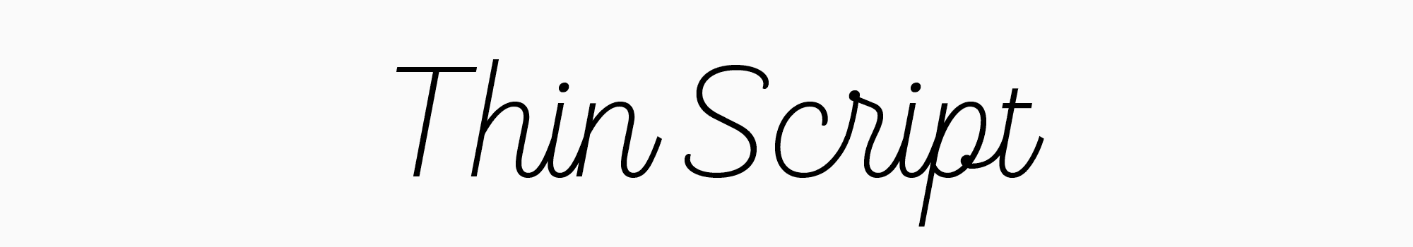 What are thin fonts, and where do&nbsp;you apply them?