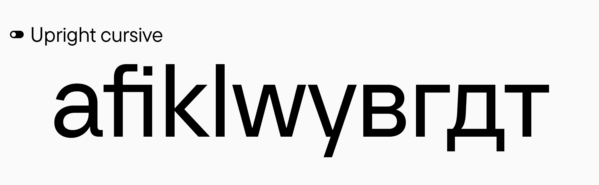Multiple personalities of&nbsp;one font