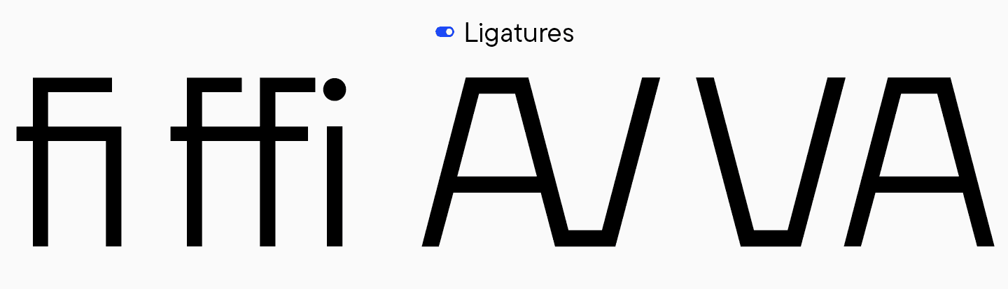 Ligatures