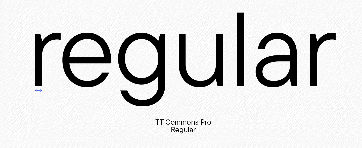 The Regular font style was too bold