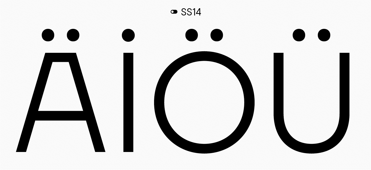 Designed universal logic for the set with compressed diacritics