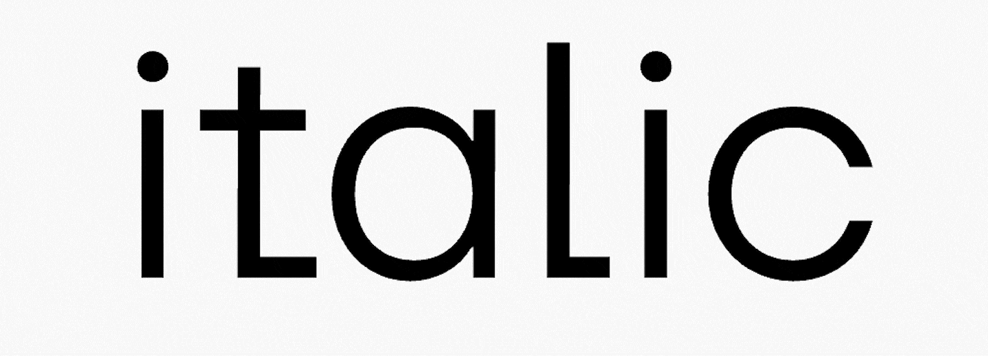 Added more captivating italics