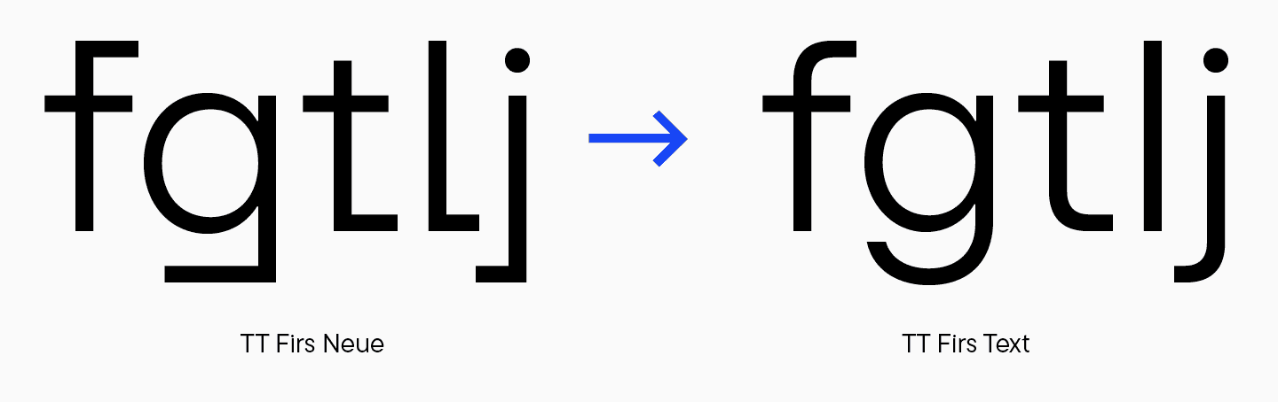 From a&nbsp;lone fir to&nbsp;an&nbsp;entire forest: Designing a&nbsp;text font pair