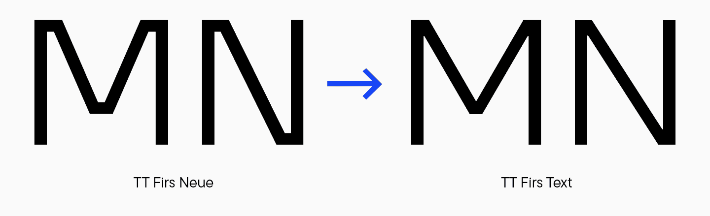 From a&nbsp;lone fir to&nbsp;an&nbsp;entire forest: Designing a&nbsp;text font pair