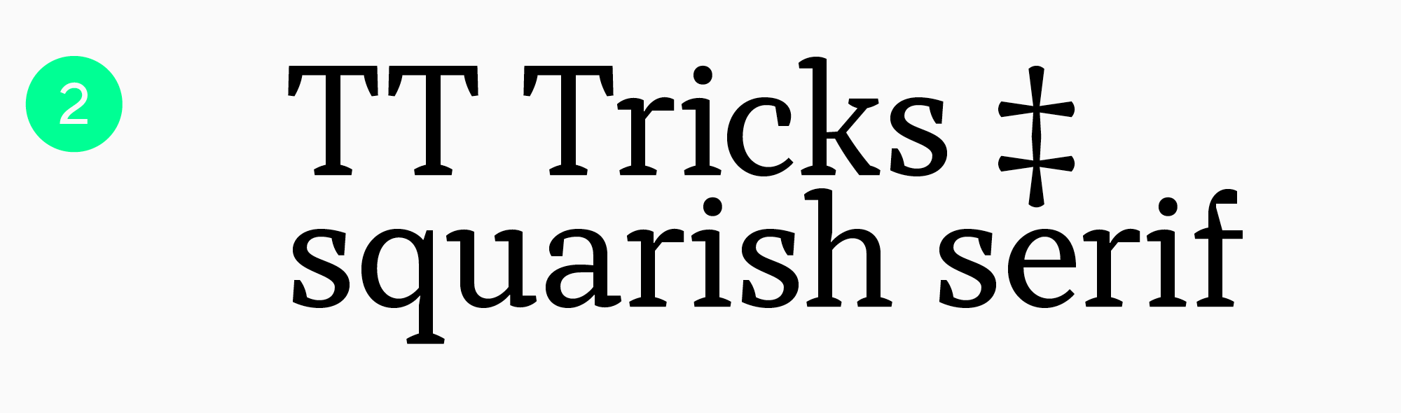 Text typefaces