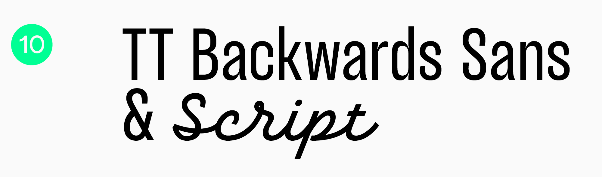 Text typefaces