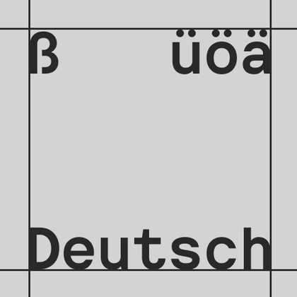 Sélection de polices Allemand