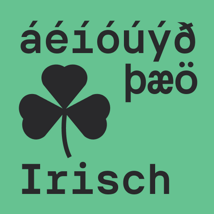 Sélection de polices Irlandais