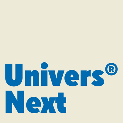 Polices similaires à Univers Next