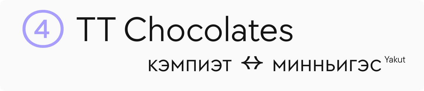 TT&nbsp;Chocolates Cyrillic Sans Serif Font
