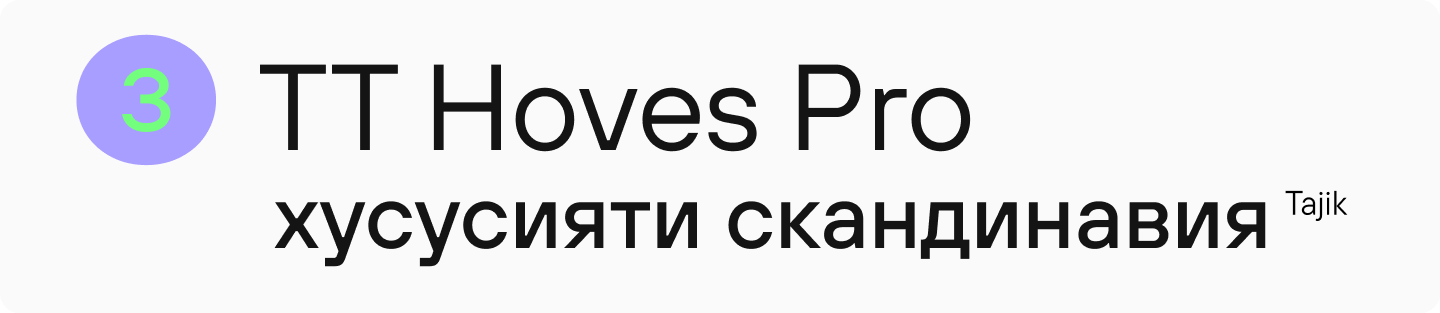 TT&nbsp;Hoves Pro Cyrillic Font