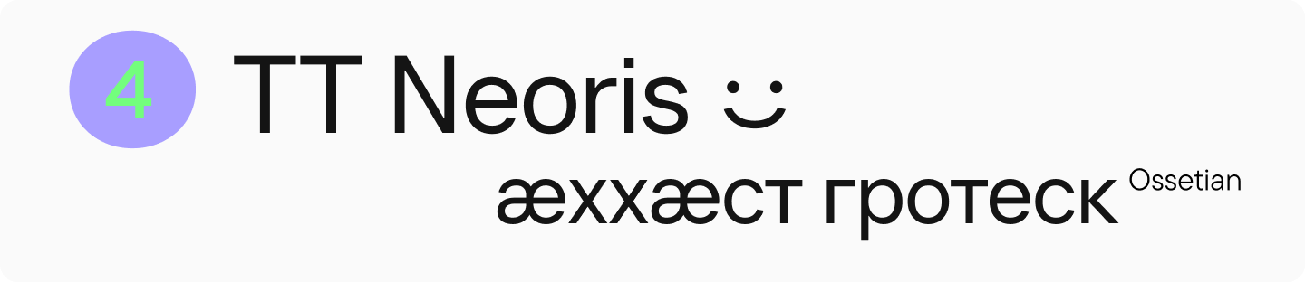 TT&nbsp;Neoris Cyrillic Font