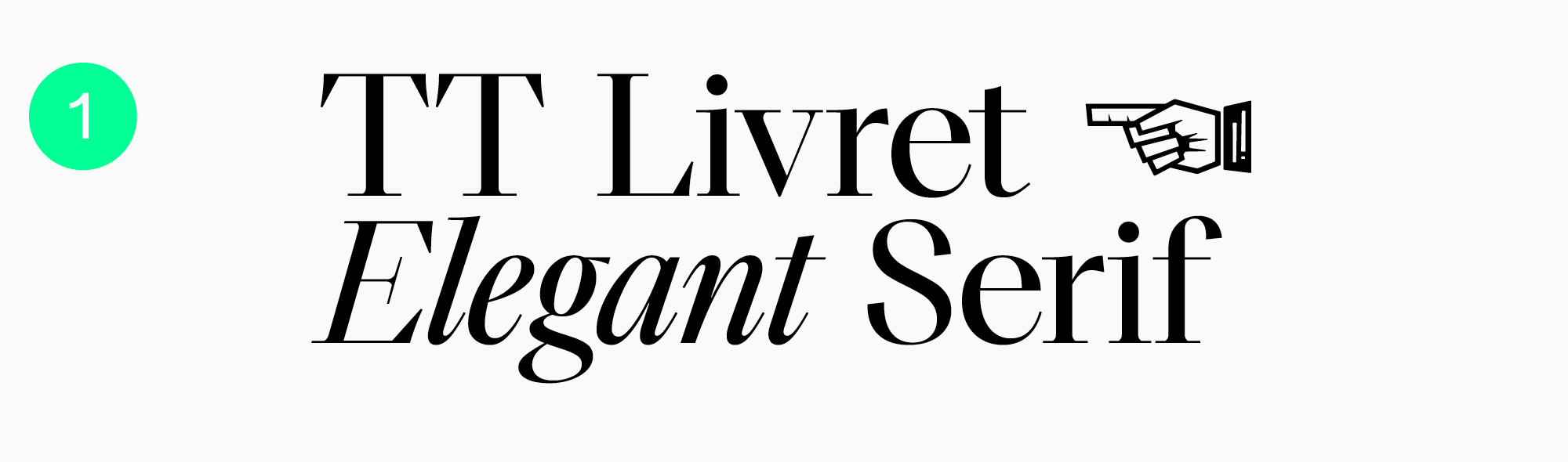 Best modern serif fonts for logos