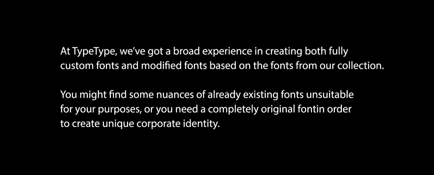 Technical customization