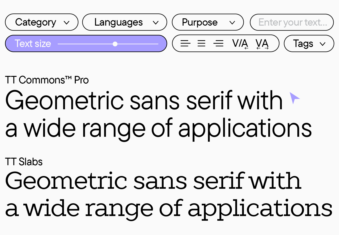 Try fonts out