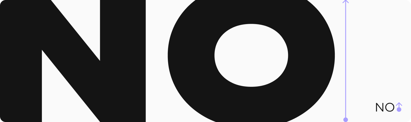 Using Font Sizes That Are Too Small or&nbsp;Too Large