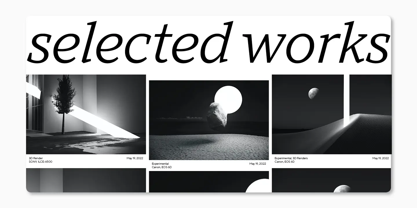 Font pair examples