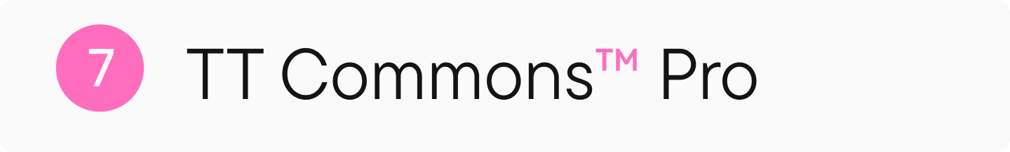 TT&nbsp;Commons&trade; Pro