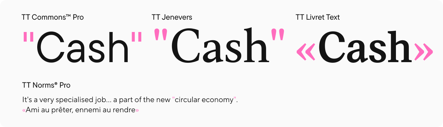 Quotation marks