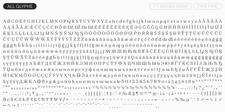 TT Nooks Serif