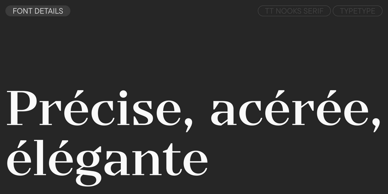 TT Nooks Serif