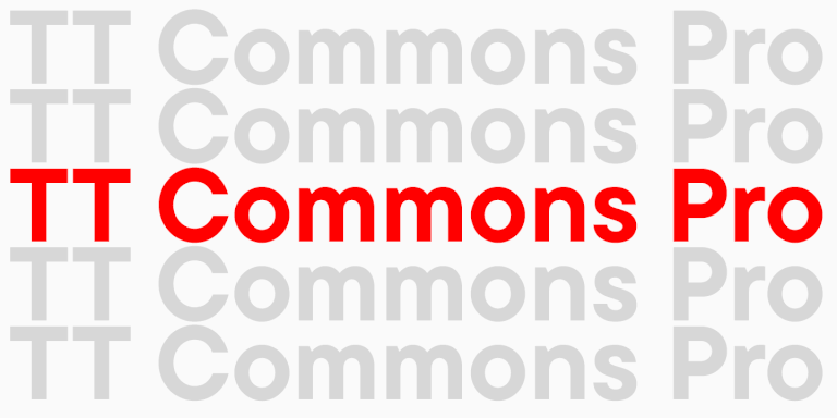 Creation of TT Commons: From the foundry’s corporate typeface to a bestseller