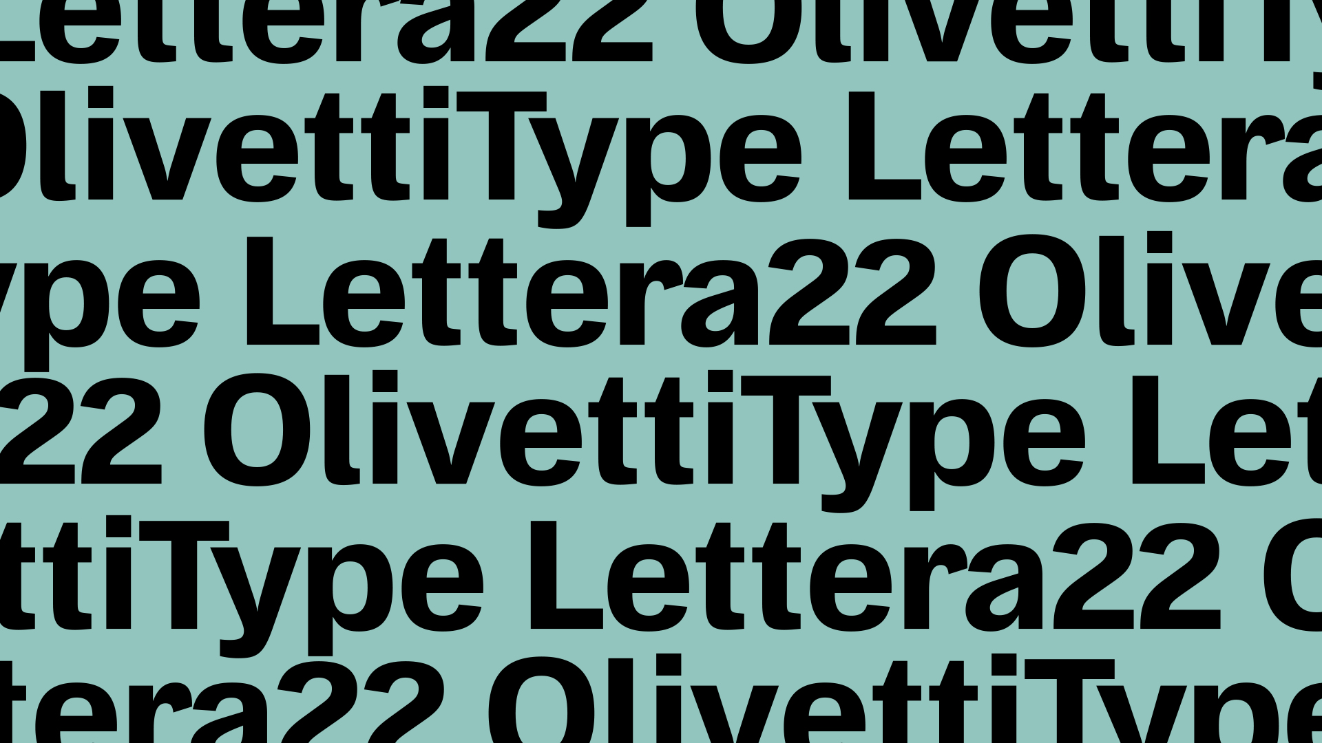 OT L22: Mastering a Font for the Legendary Typewriter’s 70th Anniversary