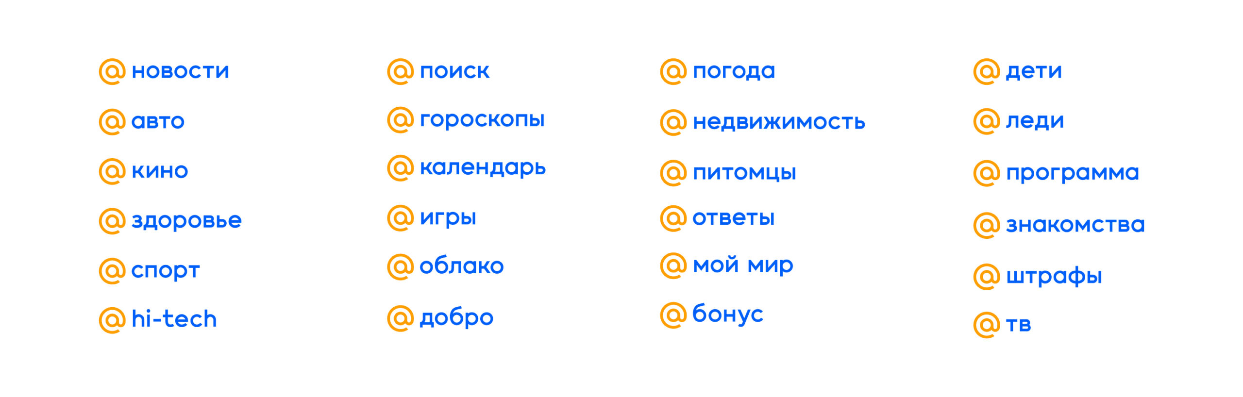 Creaci&oacute;n de una Fuente para el Conjunto de Logotipos de Mail.ru Group