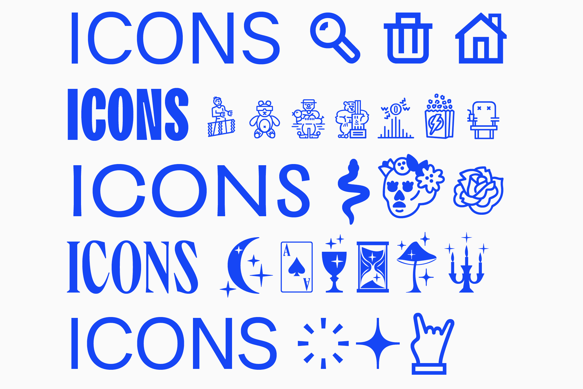 Icons und Symbole