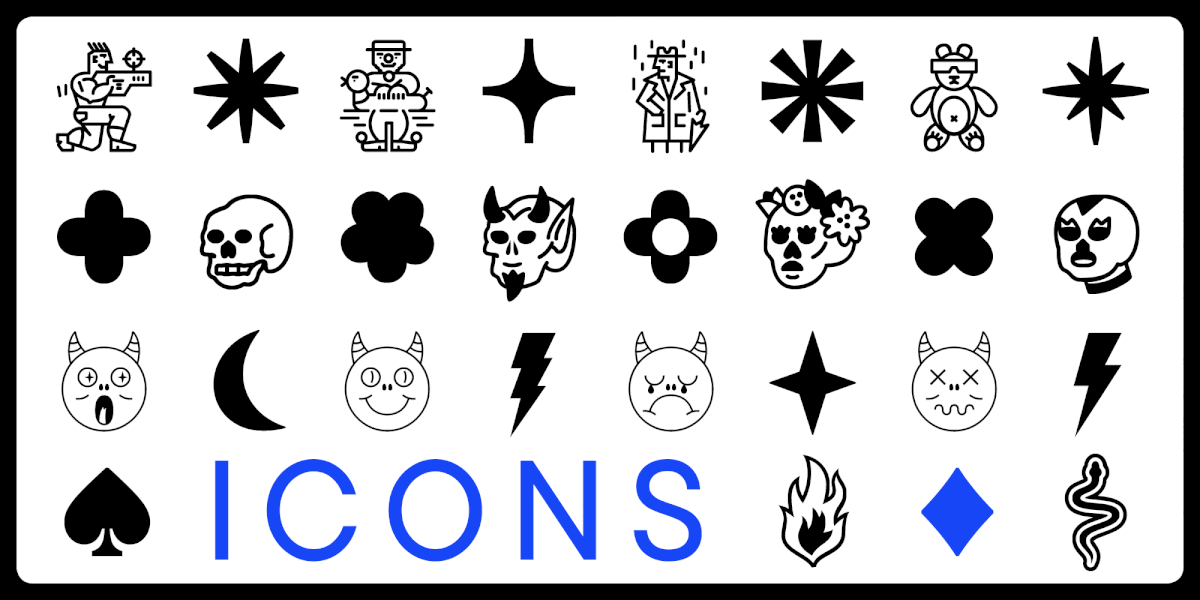 Icons &amp; Illustrations in Fonts: What are they, and what&#8217;s their purpose?