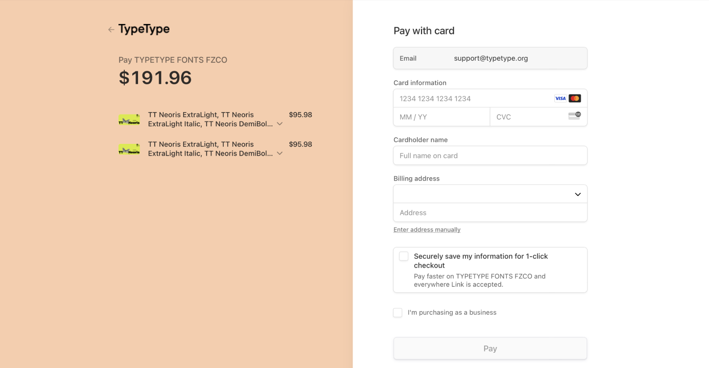 TypeType Online Store: We Accept Card Payments for Your Convenience