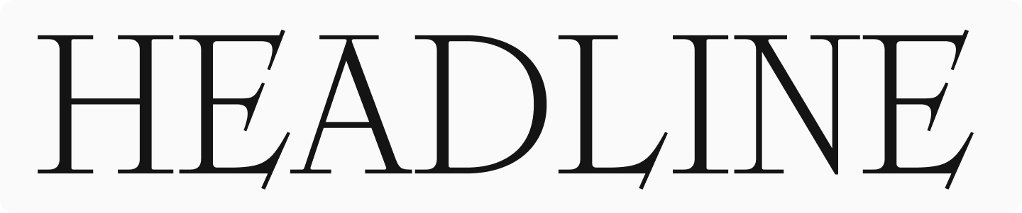 Display vs. Text Fonts