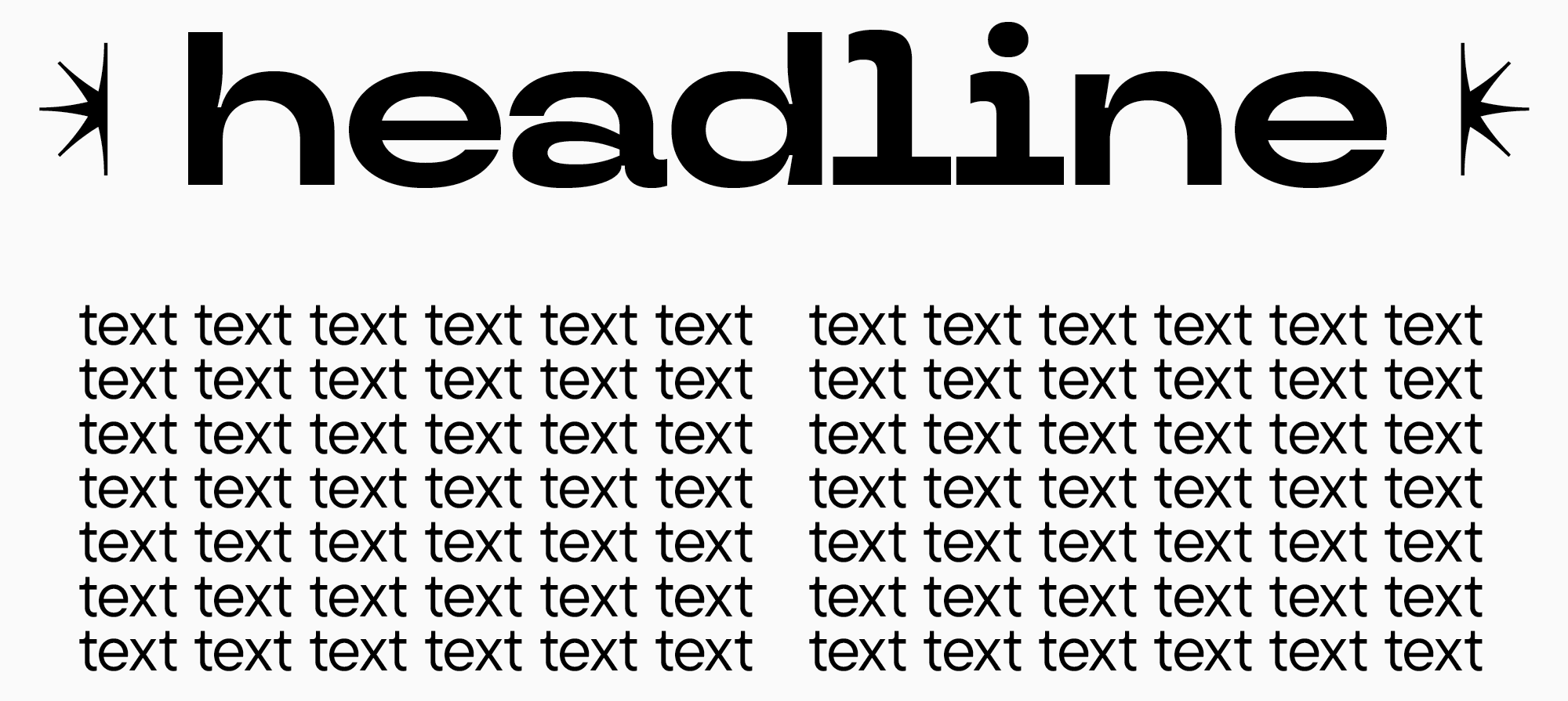 heading fonts