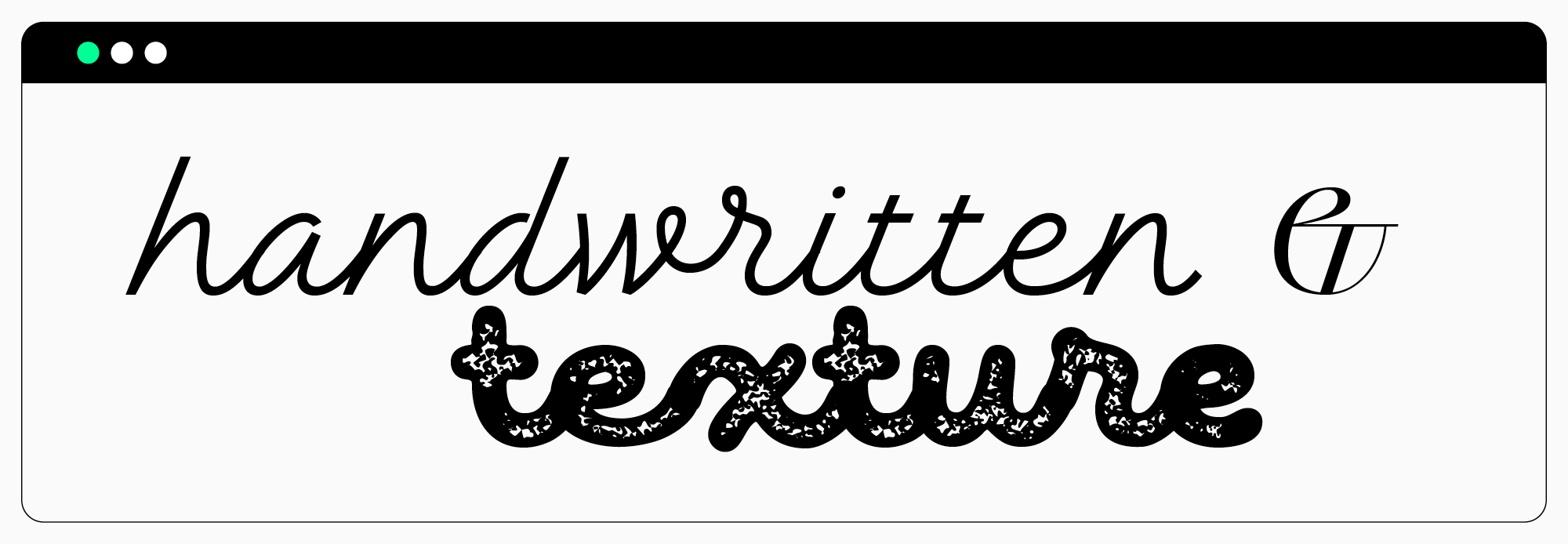 Handgeschriebene und texturierte Gaming-Schriften&nbsp;