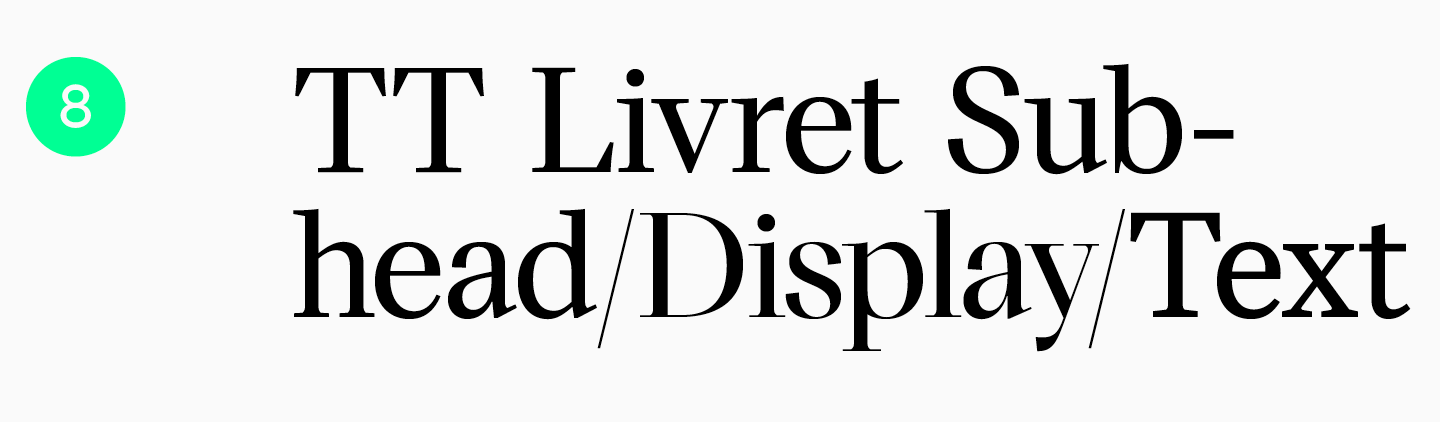 Typische Schriften in&nbsp;Zeitschriften verschiedener Themenbereiche