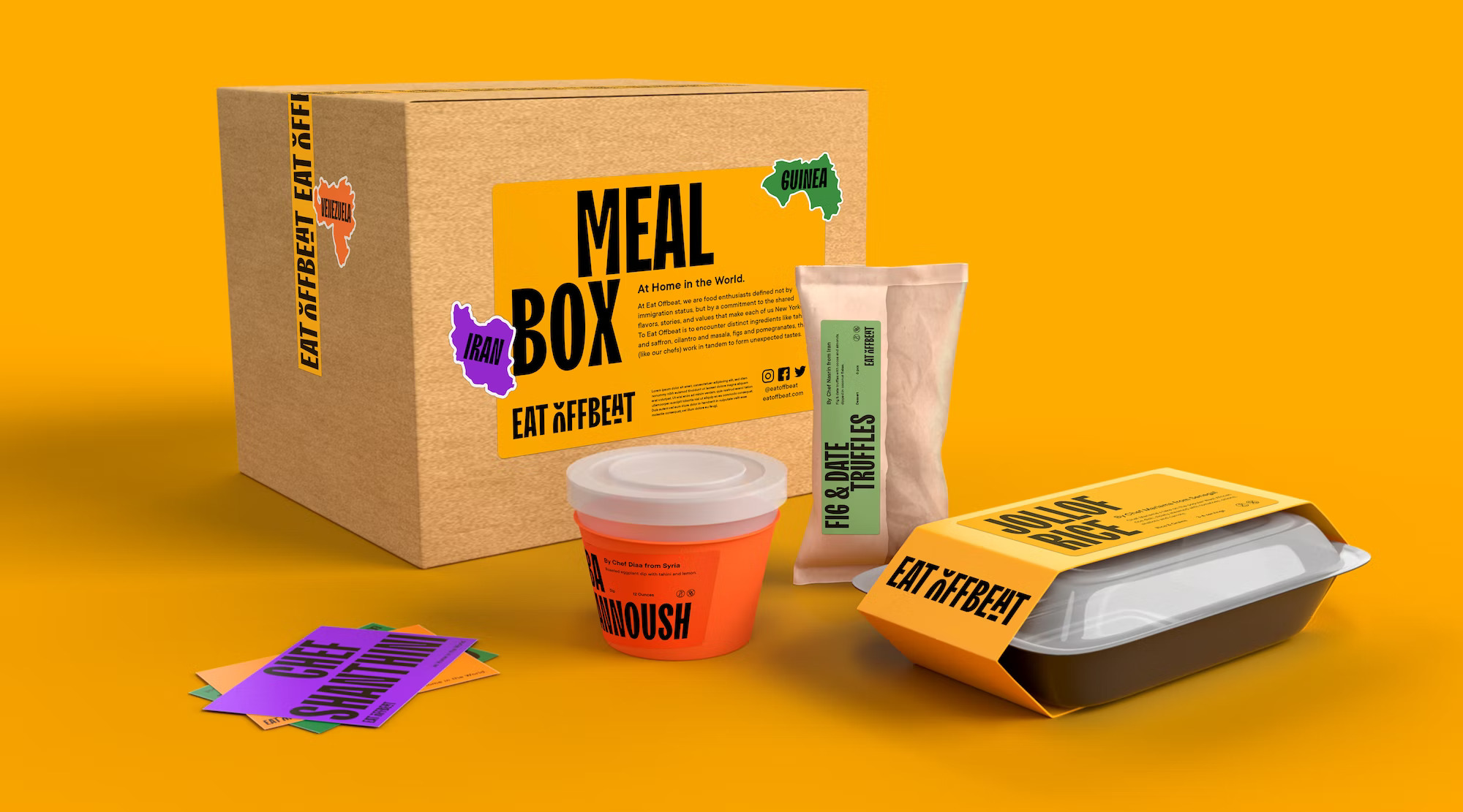 Fonts for Packages for Eat Offbeat