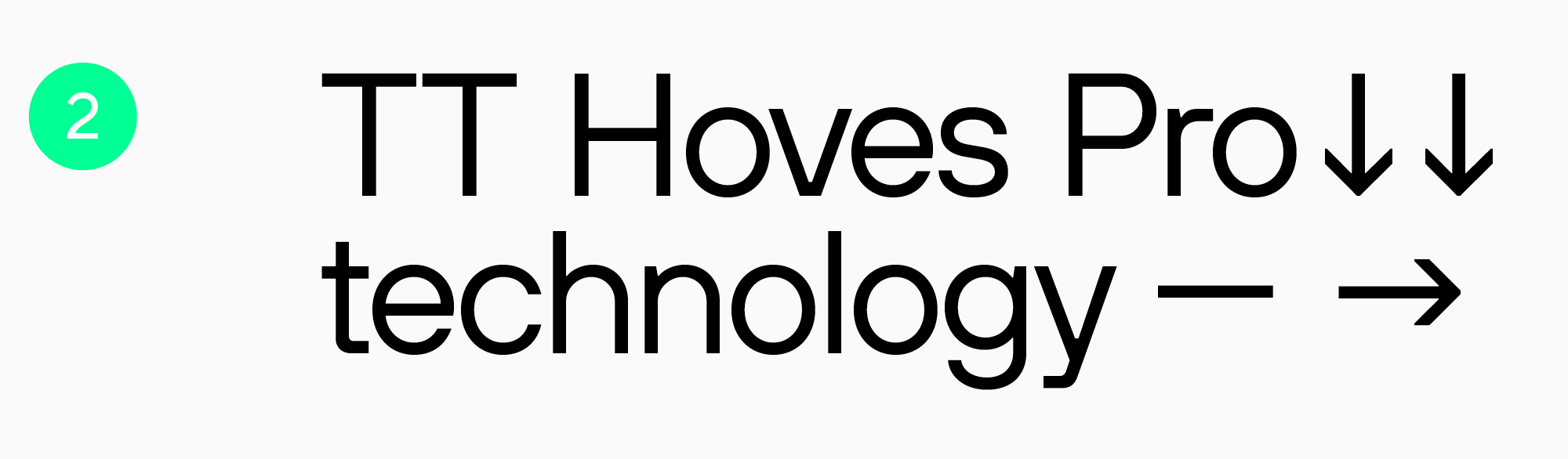 лучший шрифт для упаковки -TT Hoves Pro