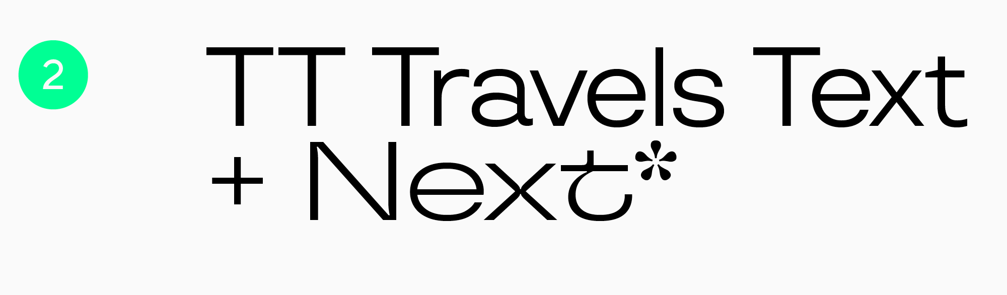 TT Travels font for poster