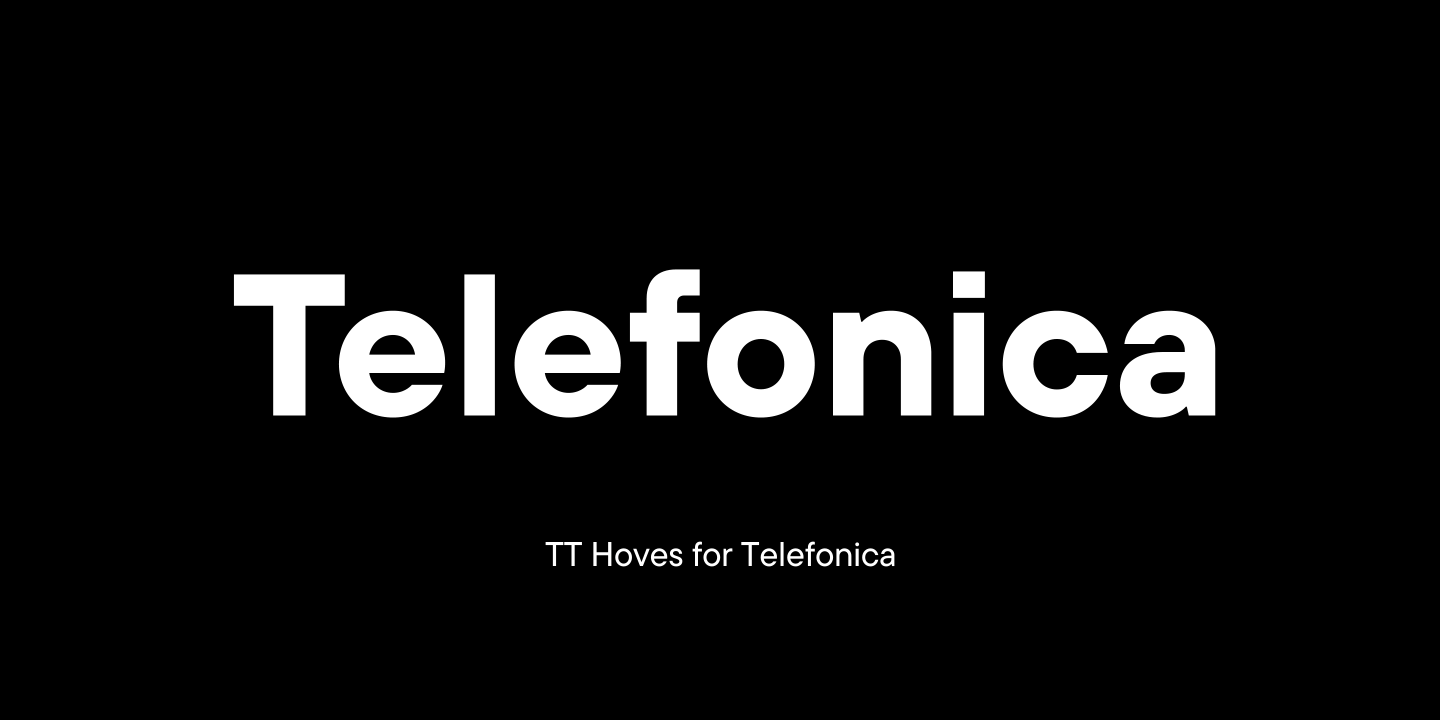 Customization of TT Hoves for the legendary brand Telefonica