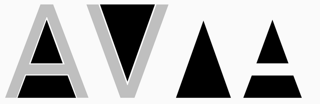 Hauptlogik des Glyphen-Designs und der Proportionen