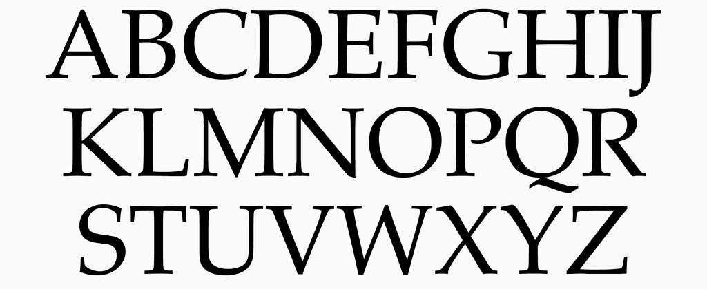 Hauptlogik des Glyphen-Designs und der Proportionen