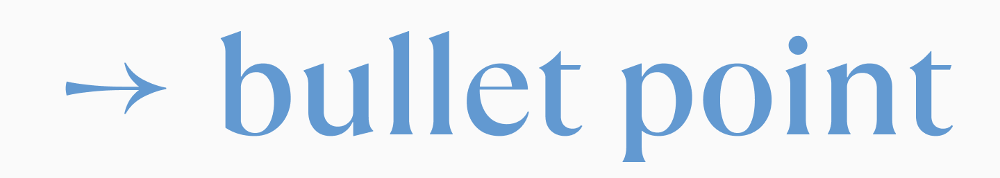 Bullet Points Meaning in Writing