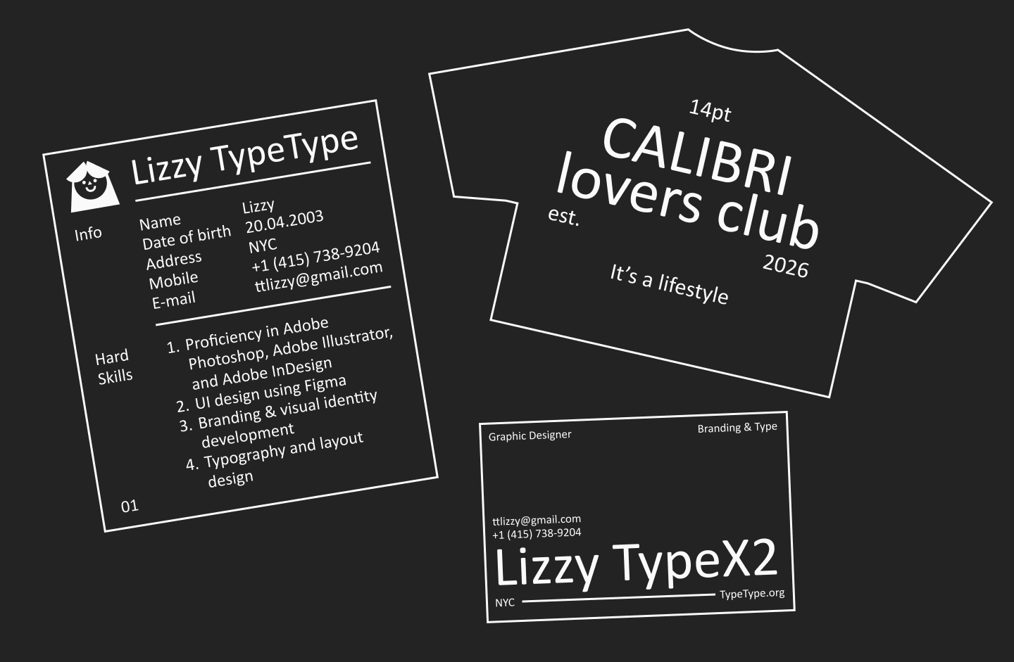 Calibri Examples and Samples