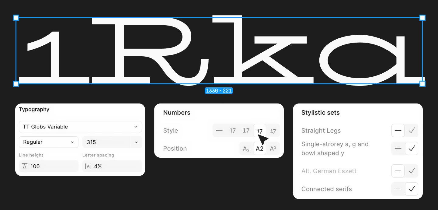 Setting size, weight, line height, and tracking&nbsp;